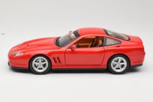 Ferrari 575M Maranello Punainen Hot Wheels 1:18 54937 Metalli — kuva 4 / 8