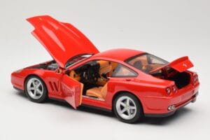 Ferrari 575M Maranello Punainen Hot Wheels 1:18 54937 Metalli — kuva 5 / 8