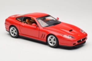 Ferrari 575M Maranello Punainen Hot Wheels 1:18 54937 Metalli — kuva 6 / 8