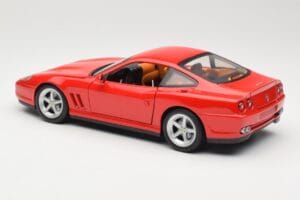 Ferrari 575M Maranello Punainen Hot Wheels 1:18 54937 Metalli — kuva 7 / 8