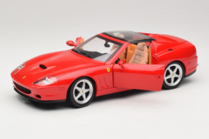 Ferrari 575M Superamerica Punainen Hot Wheels 1:18 J2858 Metalli — kuva 2 / 8