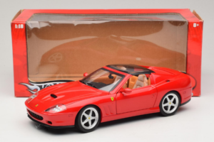 Ferrari 575M Superamerica Punainen Hot Wheels 1:18 J2858 Metalli — kuva 8 / 8