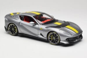 Ferrari 812 Competizione Grigio Coburn Bburago 1:18 18-01647 Metalli — kuva 6 / 8
