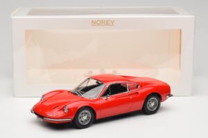 Ferrari Dino 246 GT Punainen Norev 1:18 187800 Metalli — kuva 6 / 6