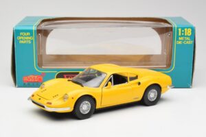 Ferrari Dino 246 GT Keltainen Anson 1:18 30301W Metalli — kuva 8 / 8