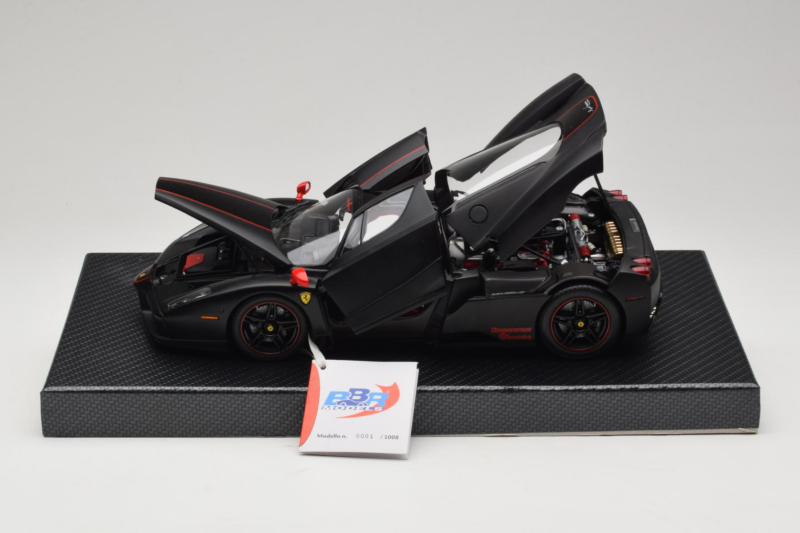 Ferrari Enzo Matt Black Rajoitettu Erä BBR 1:18 HE180029 Metalli