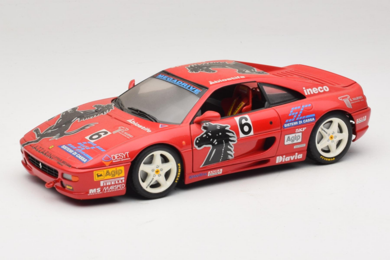 Ferrari F355 Berlinetta Diavia #6 Punainen UT Models 1:18 180074020-P3 Metalli