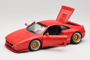 Ferrari F355 Berlinetta Punainen Custom Kultavantein UT Models 1:18 180074020-P5 Metalli — kuva 2 / 8
