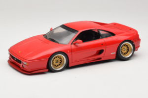 Ferrari F355 Berlinetta Punainen Custom Kultavantein UT Models 1:18 180074020-P5 Metalli