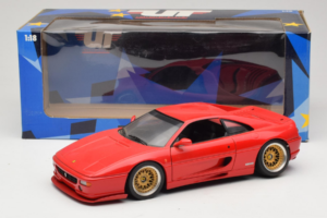Ferrari F355 Berlinetta Punainen Custom Kultavantein UT Models 1:18 180074020-P5 Metalli — kuva 8 / 8