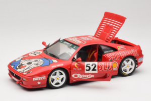 Ferrari F355 Berlinetta Slushuppie #52 M. Peters Punainen UT Models 1:18 180074020-P4 Metalli — kuva 2 / 8