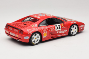 Ferrari F355 Berlinetta Slushuppie #52 M. Peters Punainen UT Models 1:18 180074020-P4 Metalli — kuva 3 / 8