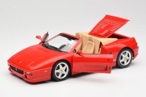 Ferrari F355 Spider Punainen Hot Wheels 1:18 25733 Metalli — kuva 2 / 8