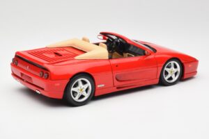 Ferrari F355 Spider Punainen Hot Wheels 1:18 25733 Metalli — kuva 3 / 8