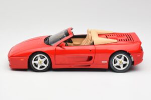 Ferrari F355 Spider Punainen Hot Wheels 1:18 25733 Metalli — kuva 4 / 8
