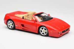 Ferrari F355 Spider Punainen Hot Wheels 1:18 25733 Metalli — kuva 6 / 8