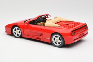 Ferrari F355 Spider Punainen Hot Wheels 1:18 25733 Metalli — kuva 7 / 8