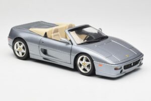 Ferrari F355 Spider Hopea Hot Wheels 1:18 23907-M1 Metalli — kuva 6 / 8