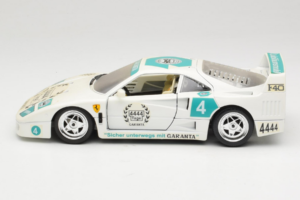 Ferrari F40 4444 Tage Garanta #4 Valkoinen Bburago 1:18 3332-W5 Metalli — kuva 4 / 8