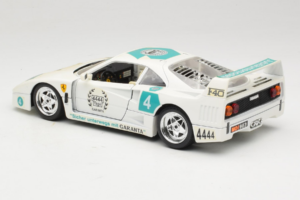 Ferrari F40 4444 Tage Garanta #4 Valkoinen Bburago 1:18 3332-W5 Metalli — kuva 7 / 8