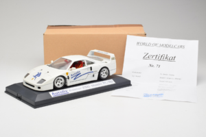 Ferrari F40 Autoliv Valkoinen Rajoitettu Painos 150 kpl Exclusive Cars 1:18 EC001 Metalli — kuva 9 / 9