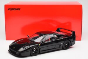 Ferrari F40 Musta Kyosho 1:18 08416BK Metalli — kuva 10 / 10