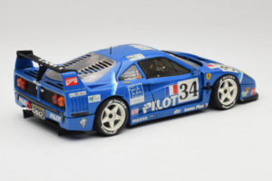Ferrari F40 Evoluzione #34 Sininen Custom 1987 Bburago 1:18 3032-C1 Metalli — kuva 3 / 8