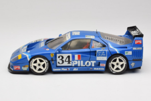 Ferrari F40 Evoluzione #34 Sininen Custom 1987 Bburago 1:18 3032-C1 Metalli — kuva 4 / 8