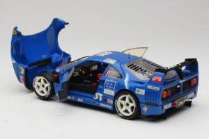Ferrari F40 Evoluzione #34 Sininen Custom 1987 Bburago 1:18 3032-C1 Metalli — kuva 5 / 8