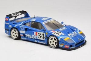 Ferrari F40 Evoluzione #34 Sininen Custom 1987 Bburago 1:18 3032-C1 Metalli — kuva 6 / 8