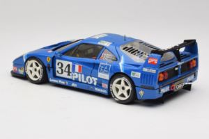 Ferrari F40 Evoluzione #34 Sininen Custom 1987 Bburago 1:18 3032-C1 Metalli — kuva 7 / 8