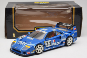 Ferrari F40 Evoluzione #34 Sininen Custom 1987 Bburago 1:18 3032-C1 Metalli — kuva 8 / 8