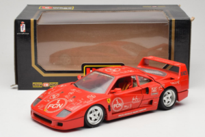 Ferrari F40 Evoluzione FC Nürnberg Special Edition Punainen Bburago 1:18 3042-FCN Metalli — kuva 8 / 8