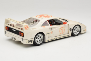 Ferrari F40 #1 Expert Valkoinen 1987 Bburago 1:18 3332-W2 Metalli — kuva 3 / 8