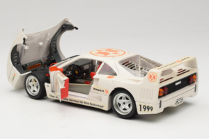 Ferrari F40 #1 Expert Valkoinen 1987 Bburago 1:18 3332-W2 Metalli — kuva 5 / 8