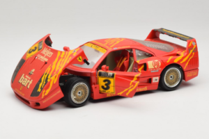 Ferrari F40 #3 F. Kroymans Ferrari Imports Kroymans BBS Wheels Punainen 1987 Bburago 1:18 3032-H1 Metalli — kuva 2 / 8