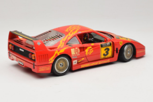 Ferrari F40 #3 F. Kroymans Ferrari Imports Kroymans BBS Wheels Punainen 1987 Bburago 1:18 3032-H1 Metalli — kuva 3 / 8