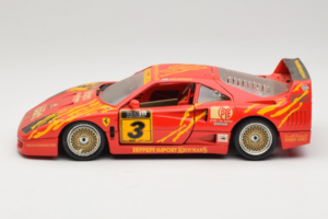 Ferrari F40 #3 F. Kroymans Ferrari Imports Kroymans BBS Wheels Punainen 1987 Bburago 1:18 3032-H1 Metalli — kuva 4 / 8