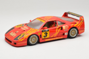 Ferrari F40 #3 F. Kroymans Ferrari Imports Kroymans BBS Wheels Punainen 1987 Bburago 1:18 3032-H1 Metalli