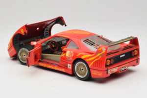Ferrari F40 #3 F. Kroymans Ferrari Imports Kroymans BBS Wheels Punainen 1987 Bburago 1:18 3032-H1 Metalli — kuva 5 / 8