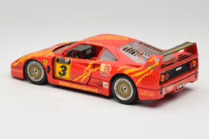 Ferrari F40 #3 F. Kroymans Ferrari Imports Kroymans BBS Wheels Punainen 1987 Bburago 1:18 3032-H1 Metalli — kuva 7 / 8