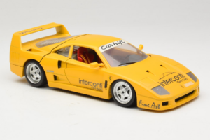 Ferrari F40 Interconti Car HiFi Keltainen Bburago 1:18 3032-I1 Metalli — kuva 6 / 8