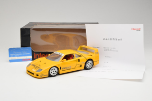 Ferrari F40 Interconti Car HiFi Keltainen Bburago 1:18 3032-I1 Metalli — kuva 8 / 8