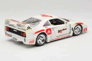 Ferrari F40 Kart-o-Mania Valkoinen Bburago 1:18 3332-W3 Metalli — kuva 3 / 8
