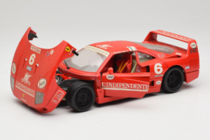 Ferrari F40 #6 V. Colombo L'Indipendente Punainen 1987 Bburago 1:18 3032-L1 Metalli — kuva 2 / 8