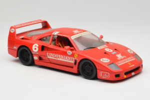 Ferrari F40 #6 V. Colombo L'Indipendente Punainen 1987 Bburago 1:18 3032-L1 Metalli — kuva 6 / 8