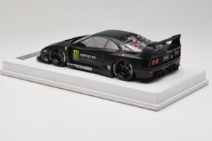 Ferrari F40 LB Works Monster Energy Matt Black BBA 1:18 REMC026 Hartsi — kuva 5 / 7