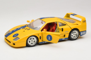 Ferrari F40 #1 Keltainen Bauer Rajoitettu Erä 100 kpl Bburago 1:18 BSR001 Metalli — kuva 2 / 8