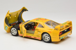 Ferrari F40 Totip Jolly Club #2 Keltainen Bburago 1:18 3332-Y1 Metalli — kuva 5 / 8