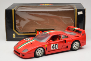 Ferrari F40 #40 Punainen Italian Lipulla Bburago 1:18 3032-P1 Metalli — kuva 8 / 8
